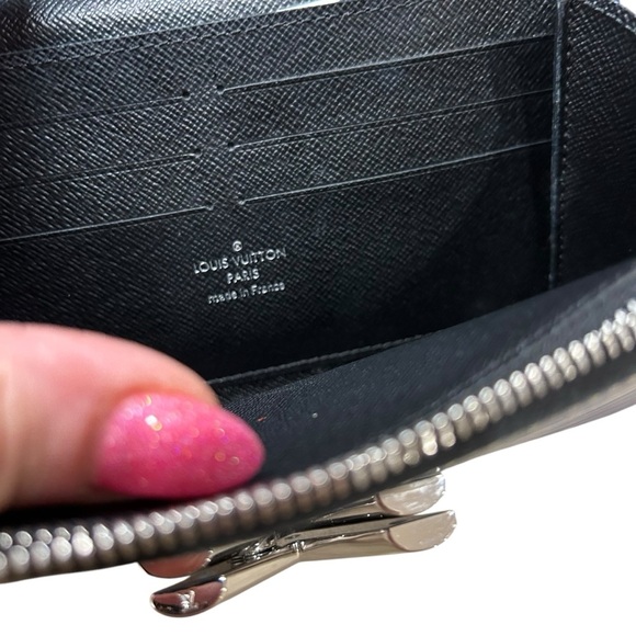 LOUIS VUITTON Aztec Denim Blue Epi Leather Twist Chain Wallet Crossbody Bag +COA - Picture 12 of 13